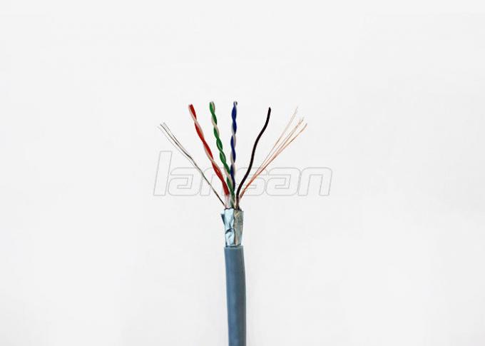 Cordón de remiendo de cobre desnudo de la red 26AWG, cable de la red de la chaqueta cat5e de LSZH